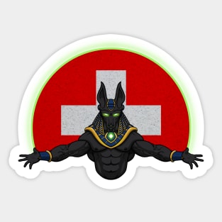 Anubis Switzerland Sticker